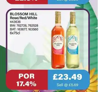Bestway Blossom Hill Rose Red White offer