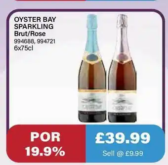 Bestway Oyster Bay Sparkling Brut Rose offer