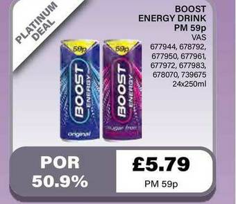 Bestway Boost Energy Drink offer