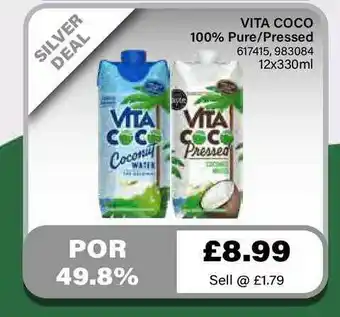 Bestway Vita Coco 100% Pure Pressed offer