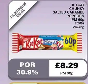 Bestway Kitkat Chunky Salted Caramel Popcorn offer