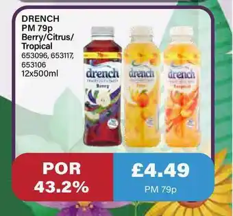 Bestway Drench Pm 79p Berry Citrus Tropical offer