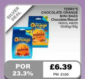 Bestway Terry's Chocolate Orange Mini Bags Chocolate Biscuit offer