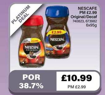Bestway Nescafe Original Decaf offer