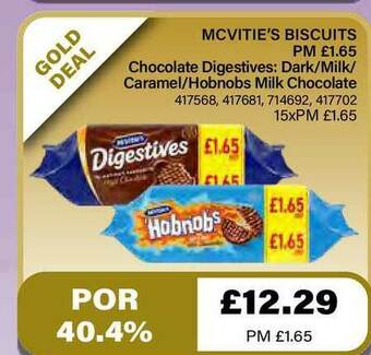 Bestway Mcvitie's Biscuits offer