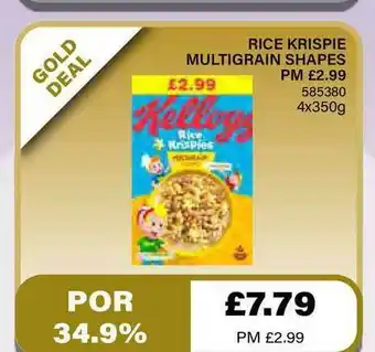 Bestway Rice Krispie Multigrain Shapes offer