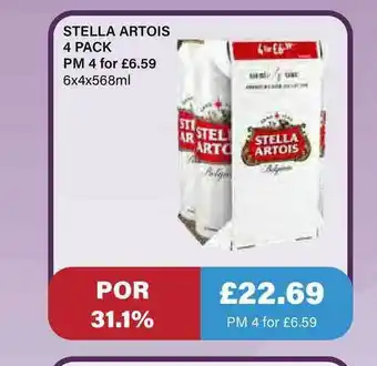 Bestway Stella Artois 4 Pack Pm offer
