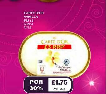 Bestway Carte D'or Vanilla offer
