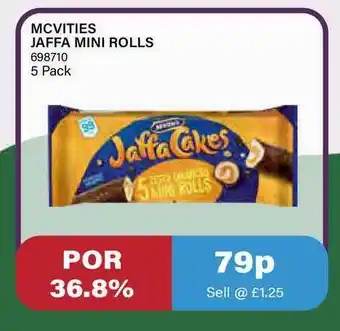 Bestway Mcvities Jaffa Mini Rolls offer