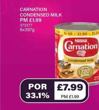 Bestway Carnation Condensed Milk offer