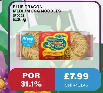 Blue Dragon Medium Egg Noodles
