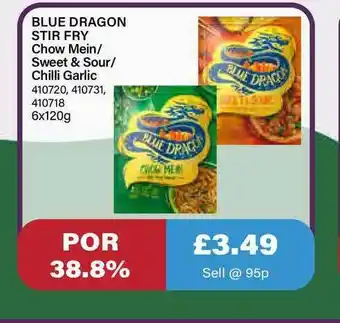 Bestway Blue Dragon Stir Fry Chow Mein Sweet & Sour Chili Garlic offer