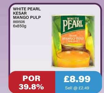 Bestway White Pearl Kesar Mango Pulp offer