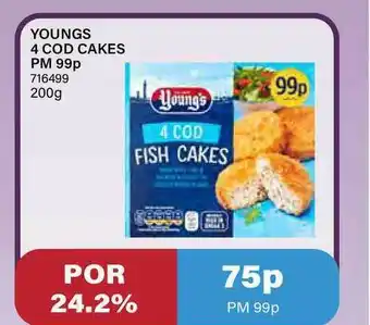 Bestway Youngs 4 Cod Cakes offer