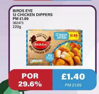 Bestway Birds Eye 12 Chicken Dippers offer