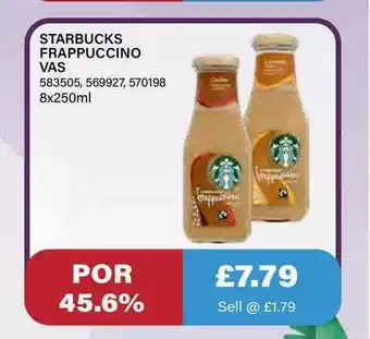 Starbucks Frappuccino Vas
