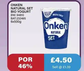 Bestway Onken Natural Set Bio Yogurt offer