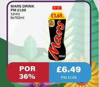 Bestway Mars Drink offer