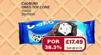 Bestway Cadbury Oreo Top Cone offer