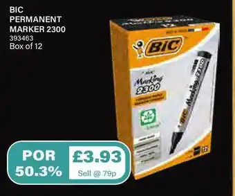 Bestway Bic Permanent Marker 2300 offer