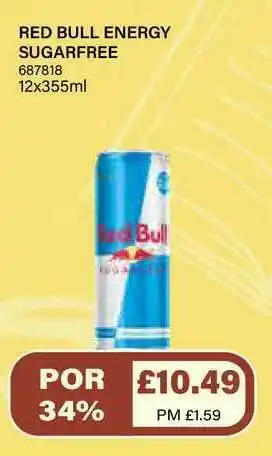 Bestway Red Bull Energy Sugarfree offer