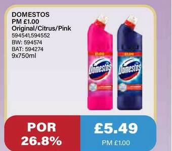 Bestway Domestos offer