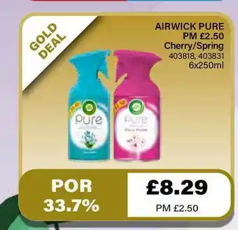 Bestway Airwick Pure Cherry Spring offer
