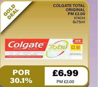 Bestway Colgate Total Original offer
