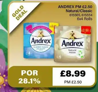 Bestway Andrex Pm Natural Classic offer