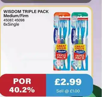 Bestway Wisdom Triple Pack Medium Firm offer