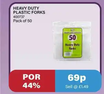 Bestway Heavy Duty Plastic Forks offer