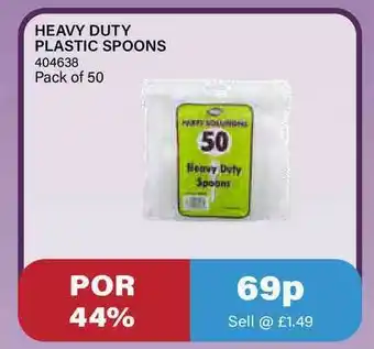 Bestway Heavy Duty Plastic Spoons offer
