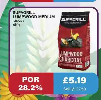 Bestway Supagrill Lumpwood Medium offer