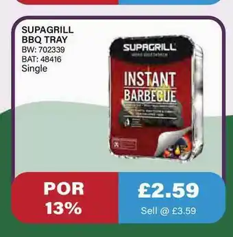 Bestway Supagrill Bbq Tray offer