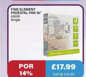 Bestway Fine Element Pedestal Fan 16 offer