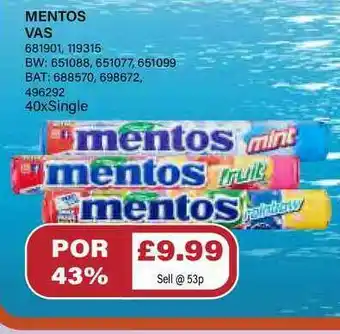 Bestway Mentos Vas offer