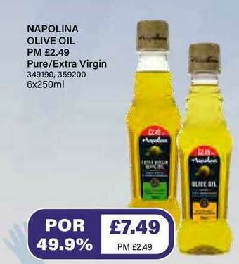 Bestway Napolina Olive Oil offer