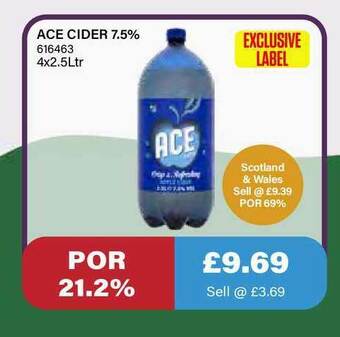 Bestway Ace Cider 7.5% offer