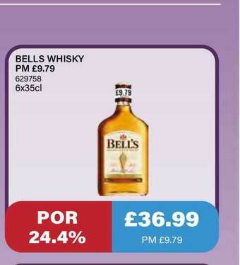 Bestway Bells Whisky offer