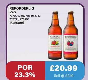 Bestway Rekorderlig Vas offer