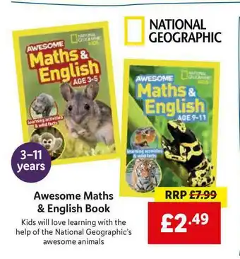 Lidl Awesome Maths & English Book offer