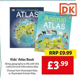 Lidl Kids' Atlas Book offer