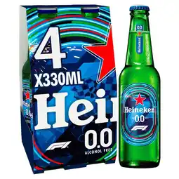 Morrisons Heineken 0.0 alcohol free lager beer bottles offer