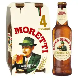 Morrisons Birra moretti lager beer bottles offer