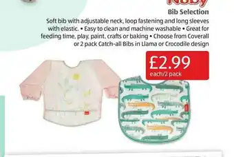 Aldi Nûby Bib Selection offer