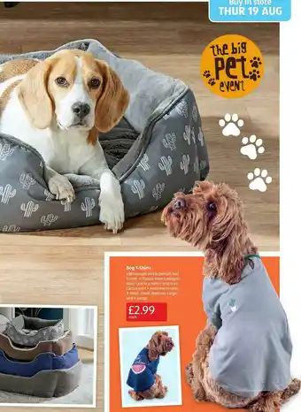 Aldi Dog T-Shirts offer