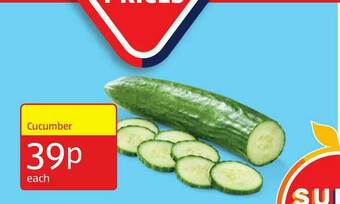 Aldi Cucumber offer