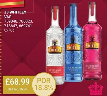 Bestway JJ WHITLEY VAS 6x70cl offer