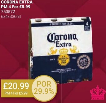 Bestway CORONA EXTRA 6x4x330ml offer