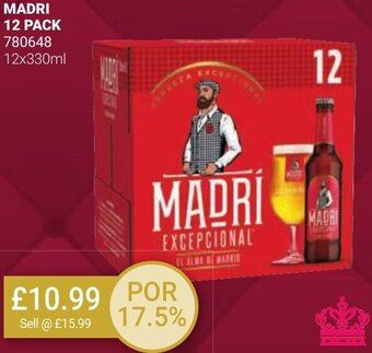 Bestway MADRI 12 PACK 780648 12x330ml offer